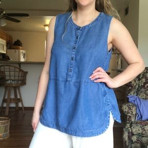 J Jill denim blouse